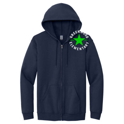 Greenwood Elementary Adult Full Zip Hoodie Thumbnail