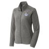 Women's Heather Microfleece Full Zip Jacket Thumbnail