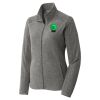 Women's Heather Microfleece Full Zip Jacket Thumbnail