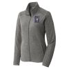 Women's Heather Microfleece Full Zip Jacket Thumbnail