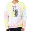 Unisex FWD Fashion Tie-Dyed Crewneck Sweatshirt Thumbnail