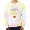 Unisex FWD Fashion Tie-Dyed Crewneck Sweatshirt Thumbnail