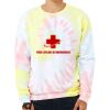 Unisex FWD Fashion Tie-Dyed Crewneck Sweatshirt Thumbnail