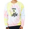 Unisex FWD Fashion Tie-Dyed Crewneck Sweatshirt Thumbnail