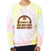 Unisex FWD Fashion Tie-Dyed Crewneck Sweatshirt Thumbnail