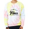 Unisex FWD Fashion Tie-Dyed Crewneck Sweatshirt Thumbnail