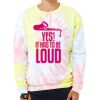 Unisex FWD Fashion Tie-Dyed Crewneck Sweatshirt Thumbnail