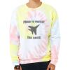Unisex FWD Fashion Tie-Dyed Crewneck Sweatshirt Thumbnail