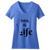 Women's Perfect Blend ® V Neck Tee Thumbnail