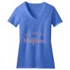 Women's Perfect Blend ® V Neck Tee Thumbnail